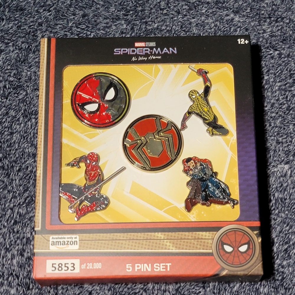 Spider-Man No Way Home 5 Pin Set